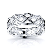 Cymbaline Celtic Knot Mens Wedding Ring