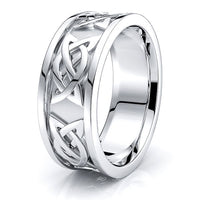 Calder Celtic Knot Mens Wedding Band