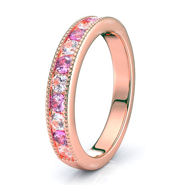 Rose Diamond and Pink Sapphire