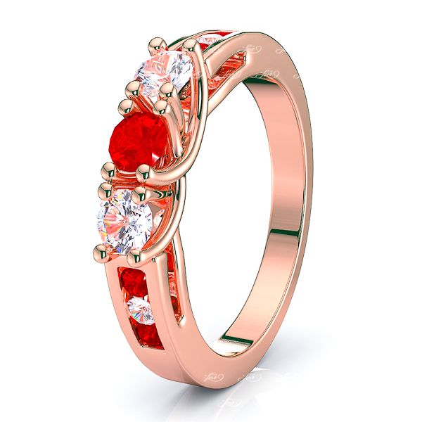 Rose Diamond and Ruby