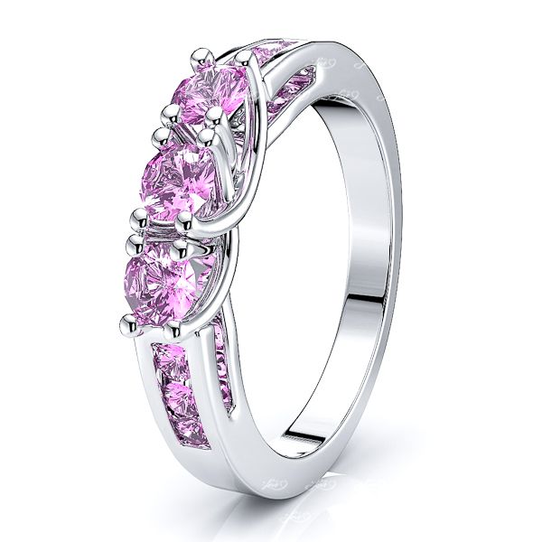 White Pink Sapphire