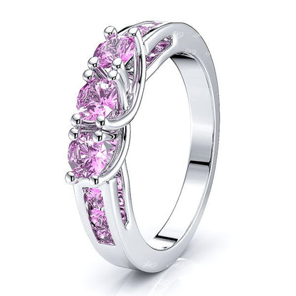 White Pink Sapphire
