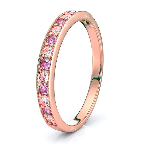Rose Diamond and Pink Sapphire