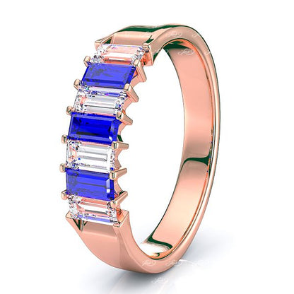 Rose Diamond and Blue Sapphire