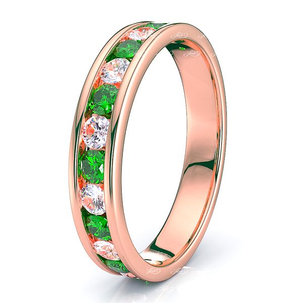 Rose Diamond and Emerald