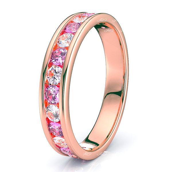 Rose Diamond and Pink Sapphire