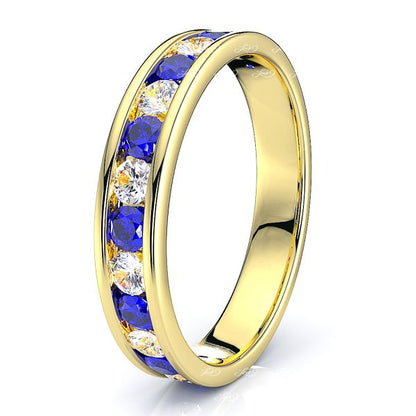Yellow Diamond and Blue Sapphire