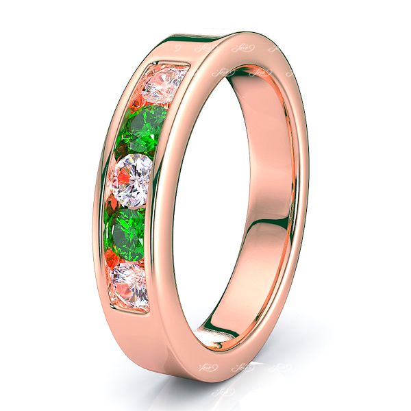 Rose Diamond and Emerald