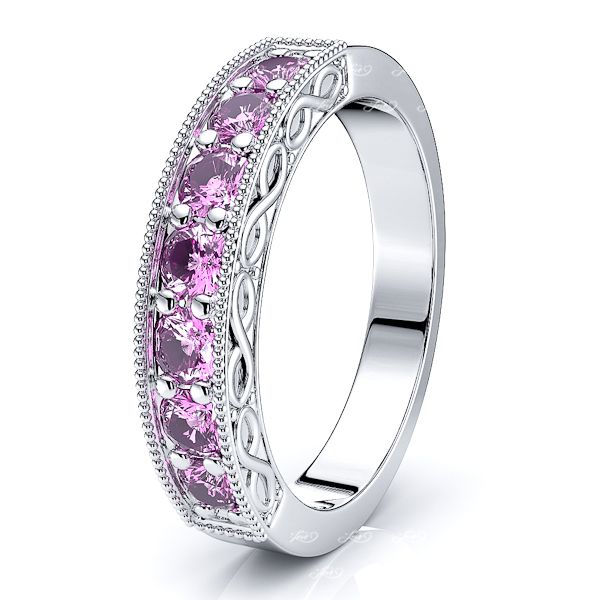 White Pink Sapphire