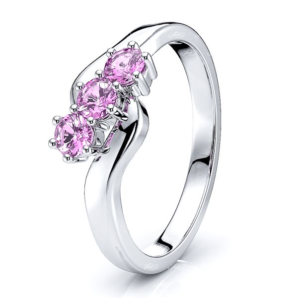 White Pink Sapphire