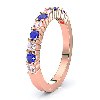 Rose Diamond and Blue Sapphire