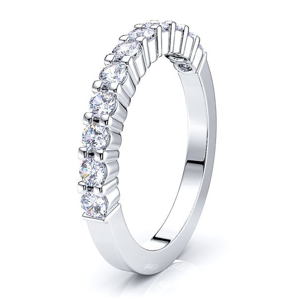 Adelphe Prong Set Wowomen Anniversary Wedding Band