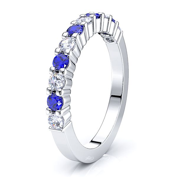 White Diamond and Blue Sapphire