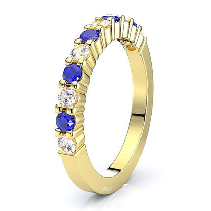 Yellow Diamond and Blue Sapphire