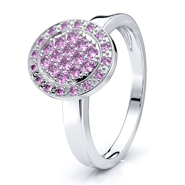 White Pink Sapphire