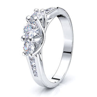 Igraine Prong Set Women Anniversary Wedding Ring