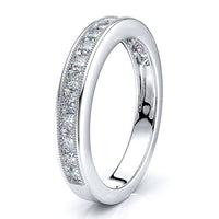 Jehane Channel Set Women Anniversary Wedding Band