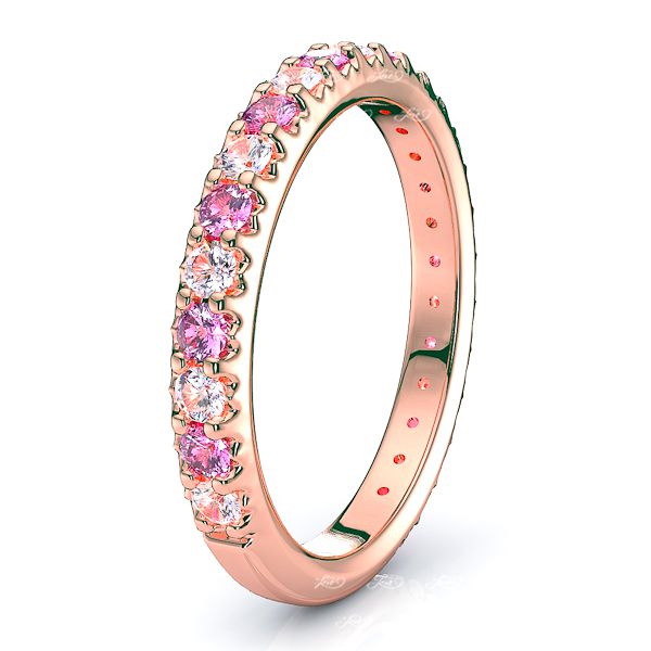 Rose Diamond and Pink Sapphire