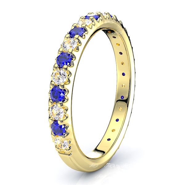 Yellow Diamond and Blue Sapphire