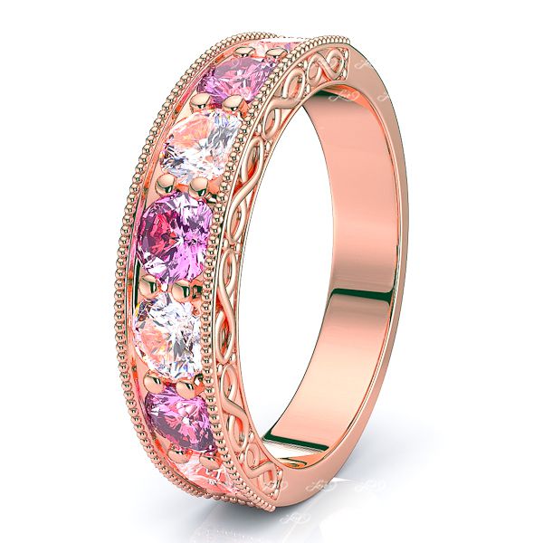 Rose Diamond and Pink Sapphire