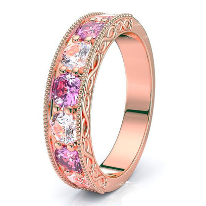 Rose Diamond and Pink Sapphire