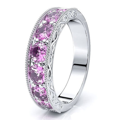 White Pink Sapphire