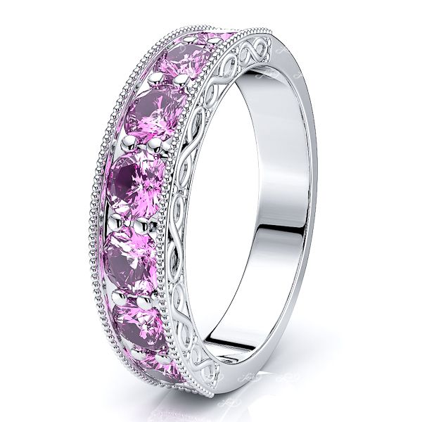 White Pink Sapphire