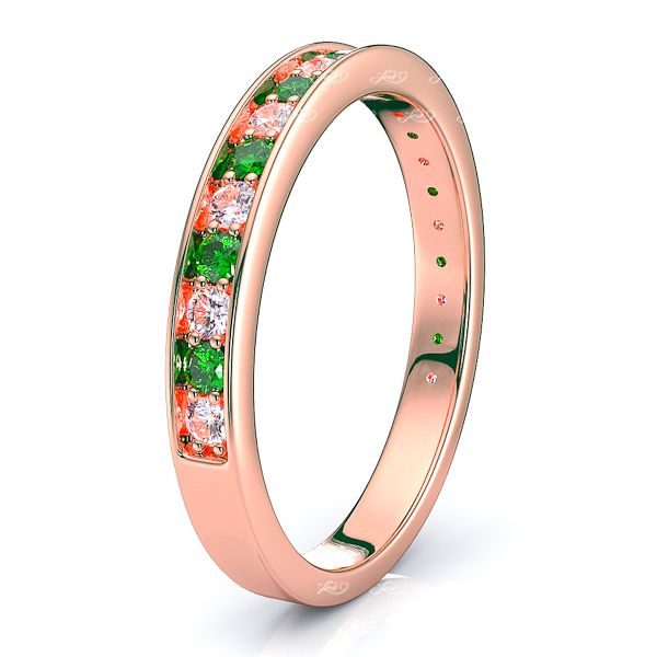 Rose Diamond and Emerald