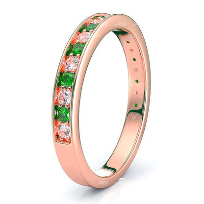 Rose Diamond and Emerald