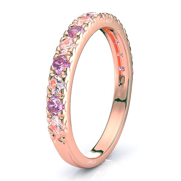 Rose Diamond and Pink Sapphire
