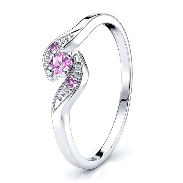 White Pink Sapphire