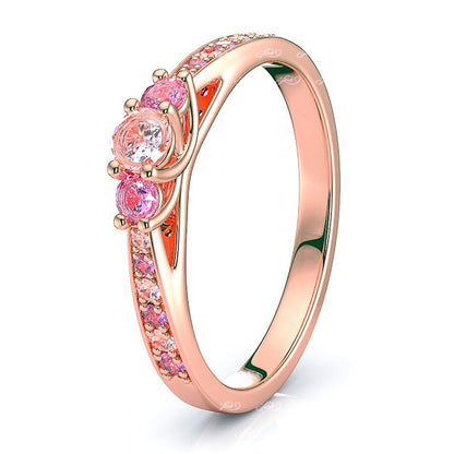 Rose Diamond and Pink Sapphire