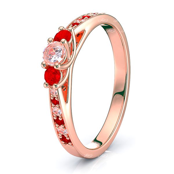 Rose Diamond and Ruby