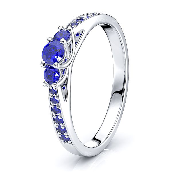 White Blue Sapphire