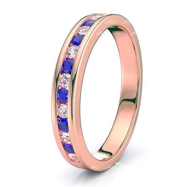 Rose Diamond and Blue Sapphire