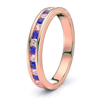 Rose Diamond and Blue Sapphire