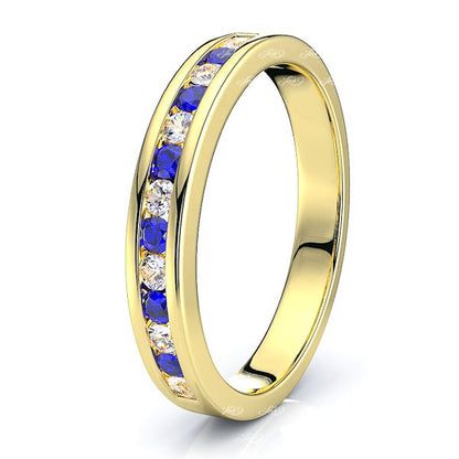 Yellow Diamond and Blue Sapphire