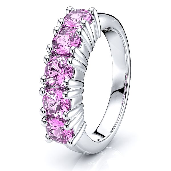 White Pink Sapphire
