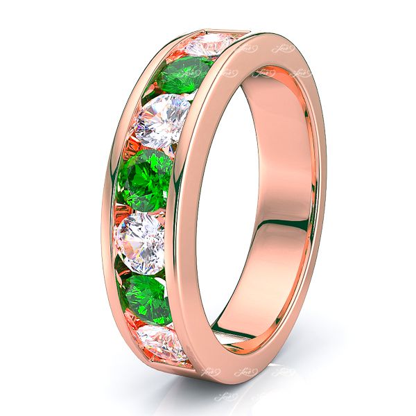 Rose Diamond and Emerald