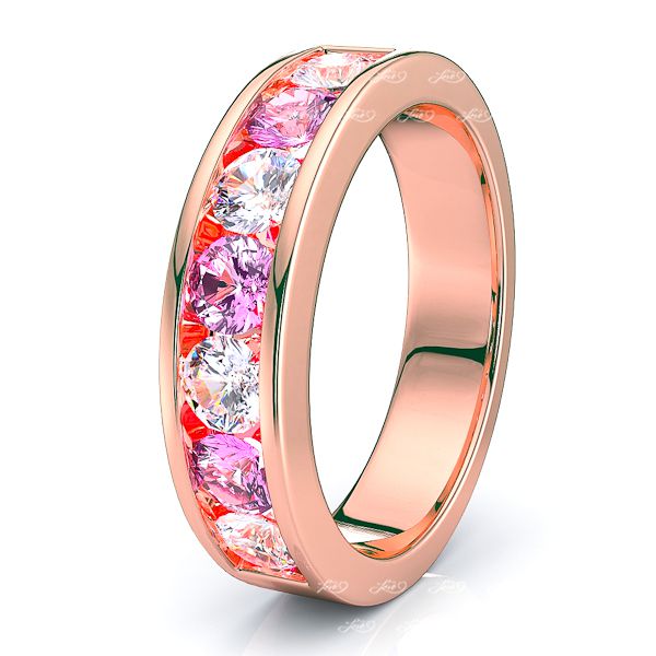 Rose Diamond and Pink Sapphire