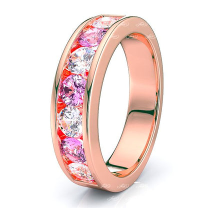 Rose Diamond and Pink Sapphire