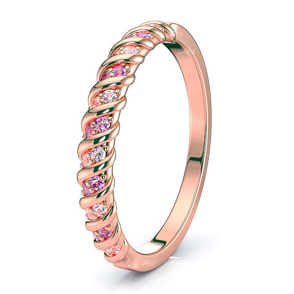 Rose Diamond and Pink Sapphire