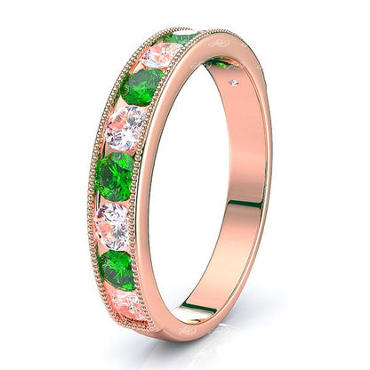 Rose Diamond and Emerald