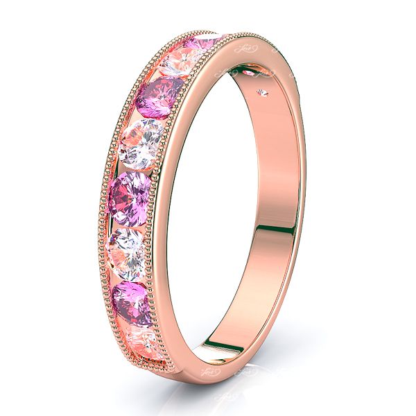Rose Diamond and Pink Sapphire