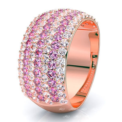 Rose Diamond and Pink Sapphire
