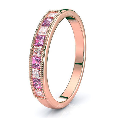 Rose Diamond and Pink Sapphire