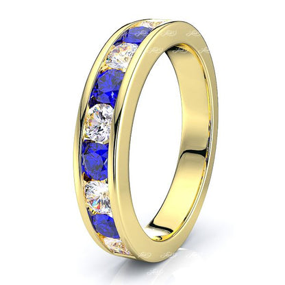 Yellow Diamond and Blue Sapphire