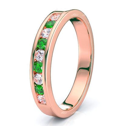 Rose Diamond and Emerald