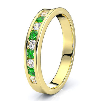 Yellow Diamond and Emerald