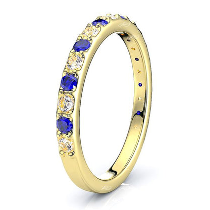Yellow Diamond and Blue Sapphire